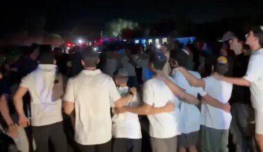 Watch: 'Second hakafot' at scene of the 7/10 Nova massacre