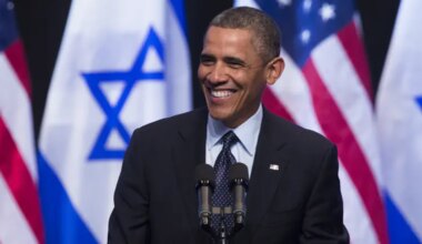 Obama claims Israel takes land from Palestinians