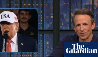 Seth Meyers on Trump’s fixation on men’s bodies: ‘Why are you so weird?’ | Late-night TV roundup