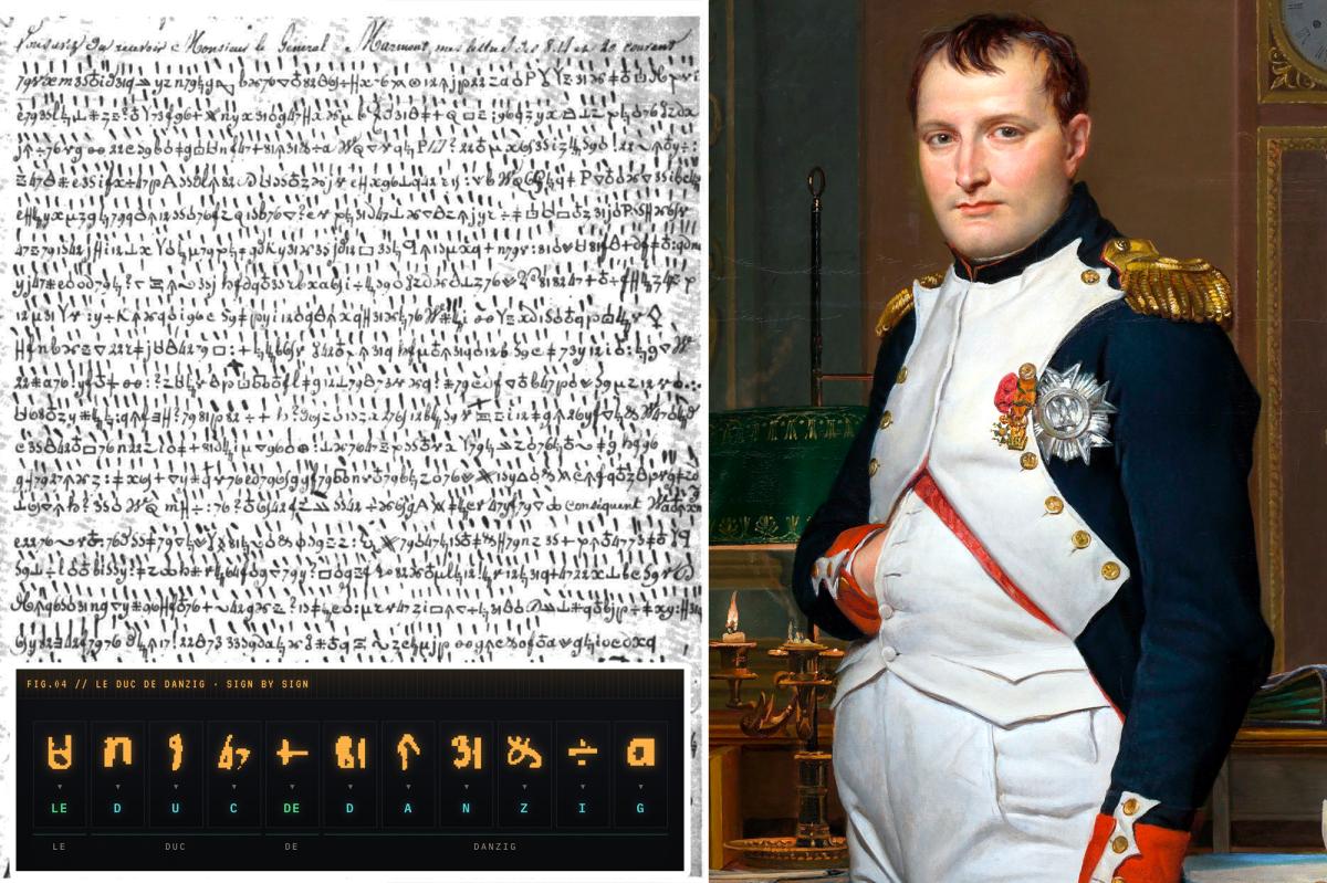 Napoleon's secret code deciphered after 217 years using AI