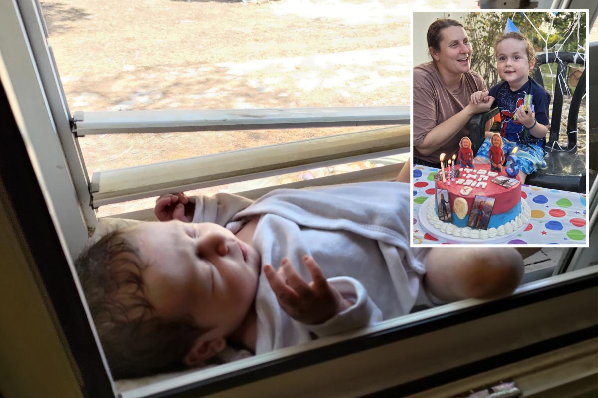 Baby who became symbol of Oct. 7 Hamas terror returns home to Israeli kibbutz