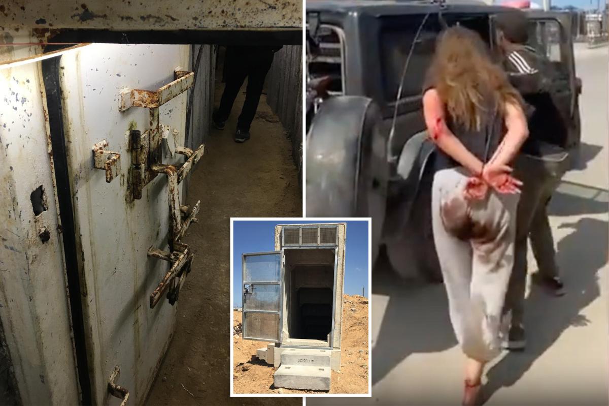 IDF reveals sprawling terror tunnel Hamas used to kidnap 18 Israeli soldiers, civilians on Oct. 7