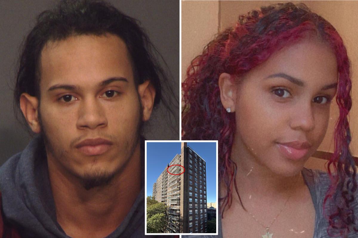 Dad wanted for fatal push of NYC mom, baby had brought flowers to reconcile over domestic violence