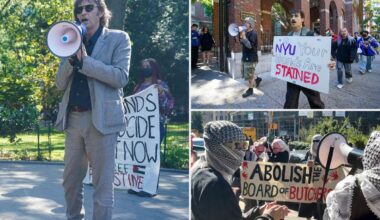 Anti-Israel protests break out in NYC on Oct. 7 anniversary