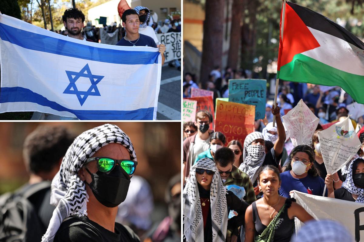 Pro-Palestine UCLA students ‘chanting for death and destruction’ of Israel on Oct. 7 anniversary