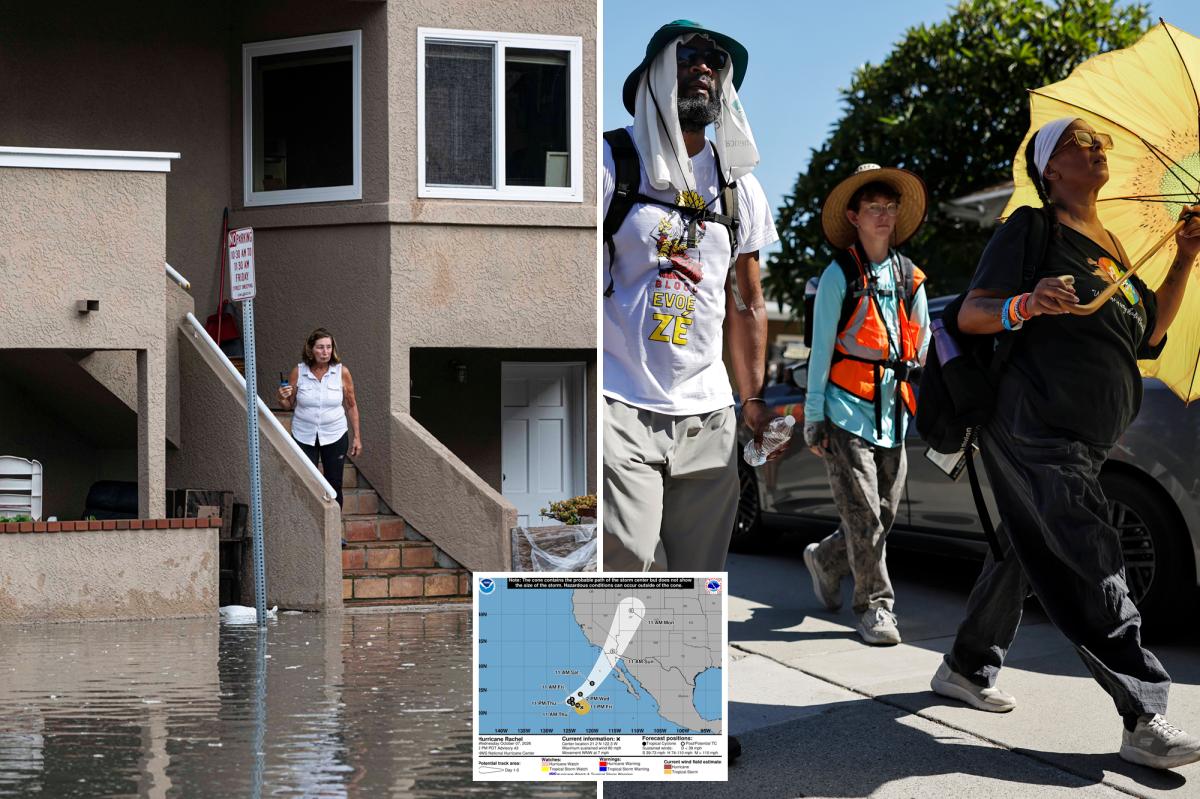 Hurricane Rachel set to bring tropical rain to Southern California
