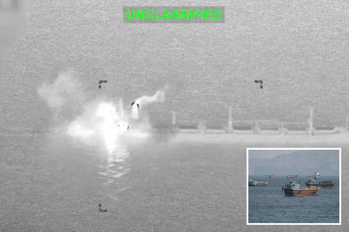 Iran sets supertanker ablaze after US takes out ship breaking blockade