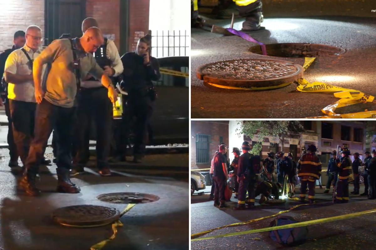 New NYC mole people mystery as 3 spotted ducking into sewer manhole