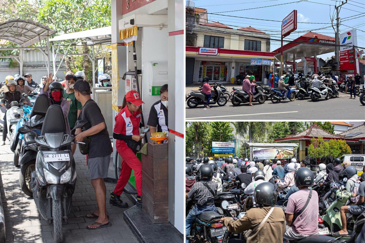 Wild scenes emerge from Bali as island grapples with major fueling crisis