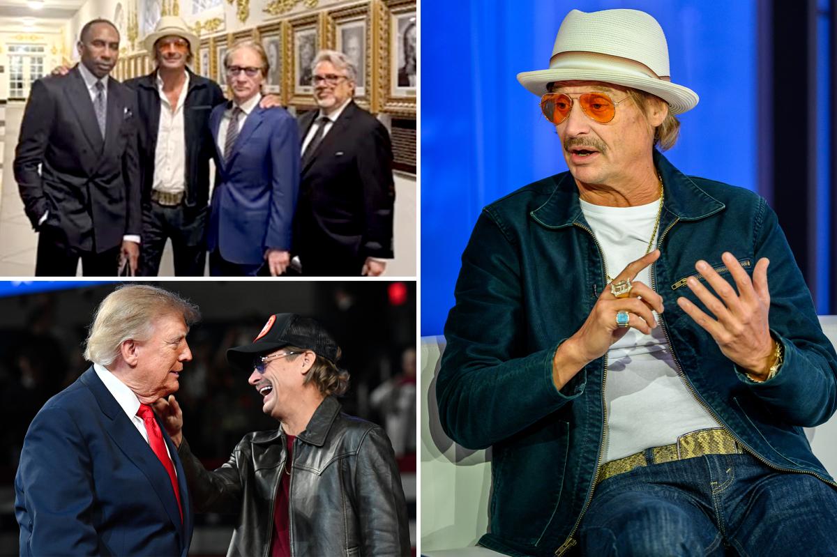 Kid Rock details dinner with Trump, Stephen A. Smith and Bill Maher — and the issues they agreed on
