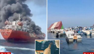 Ship attacks in Strait of Hormuz hit record high since Iran war began