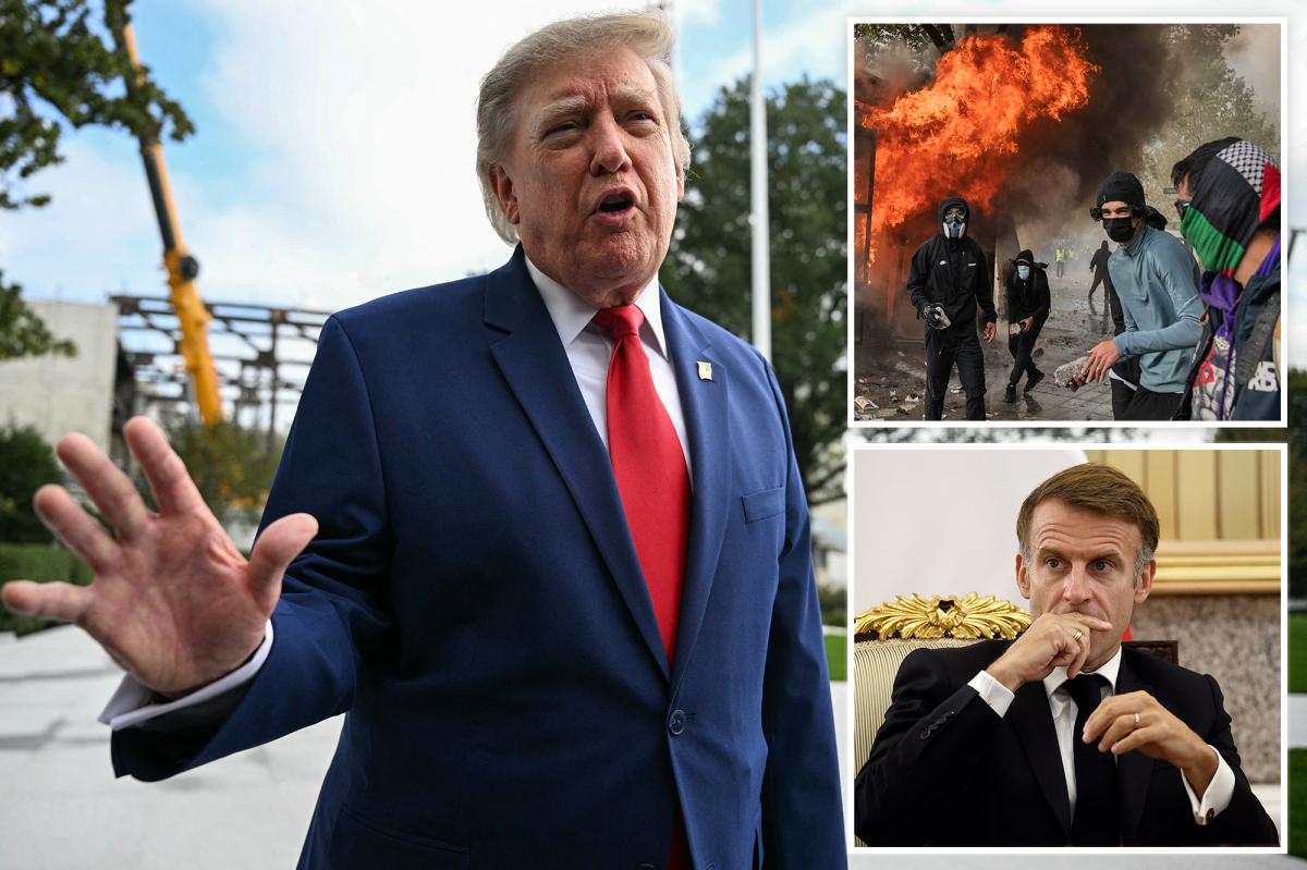 Trump urges France to 'close the borders' after weekend of rioting: 'The migrants have taken over'