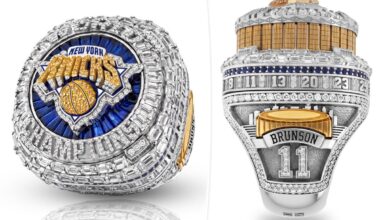 All the details on the Knicks NBA championship rings