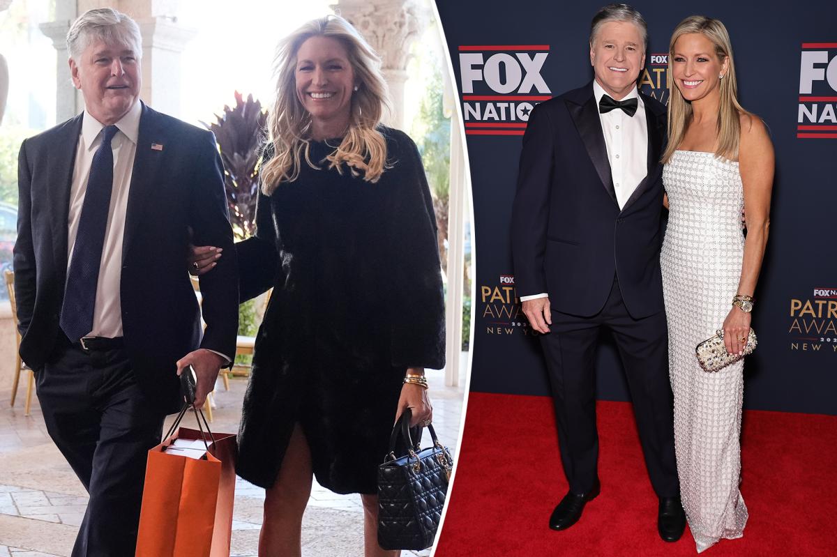 Ainsley Earhardt and Sean Hannity marry at the same Florida church where they got engaged