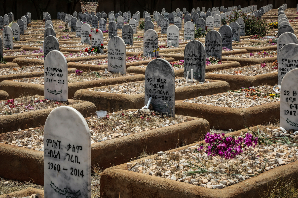 Graves at the Martyrs' cemetery in Xexerat area of Asmara, Eritrea, June 20, 2026. Eritrea has long been isolated by the West, which views the East African country as among the most repressive in the world, while the government in Asmara has itself pursued a policy of political and economic seclusion. Despite its small population, Eritrea has gained new geopolitical importance this year, during the Iran war, because of its 1,000-km Red Sea coastline along a key shipping route between the Mediterranean and Asia. As conflict disrupted traffic through the Strait of Hormuz and attacks by Iran-backed Houthi militants threatened vessels near Yemen, Eritrean waters emerged as potentially one of the safest corridors for maritime trade. REUTERS/Monicah Mwangi