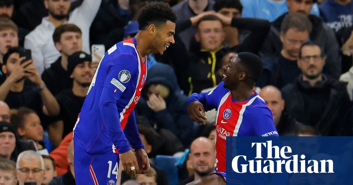Quickfire Doué and Dembélé inspire PSG to thrilling win at Manchester City | Champions League