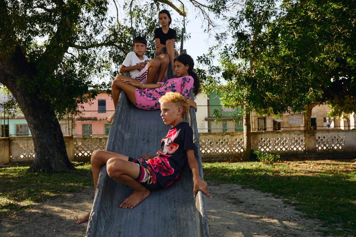 Children at a park 