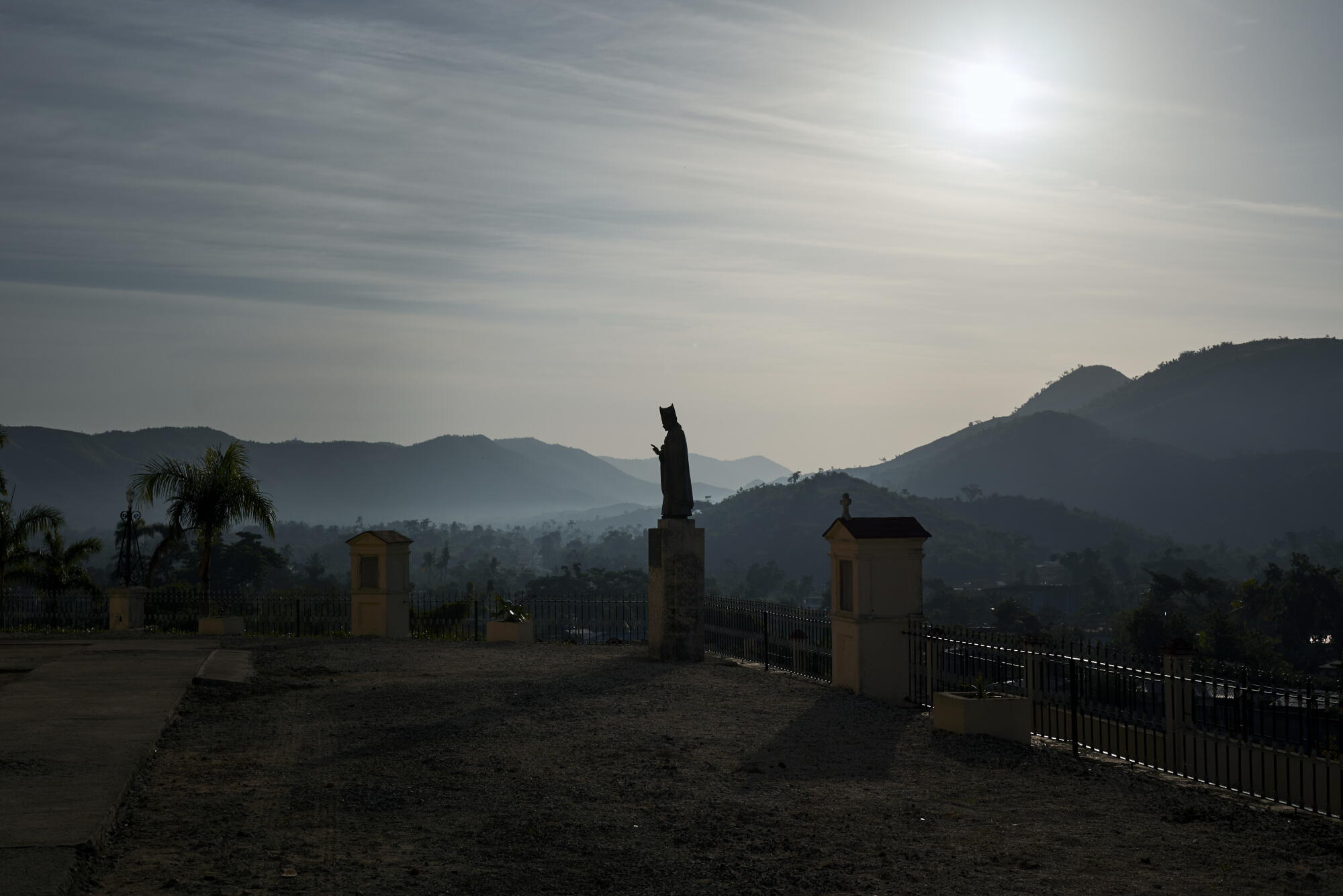 Overlooking the town of El Cobre in southeastern Cuba. 