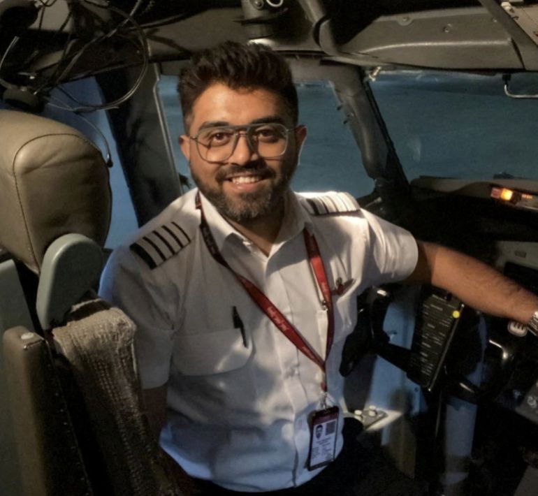 Indian pilot Smit Machchhar, who the leaders of Israel and India hailed as a hero for saving passengers after he was stabbed by his colleague in an alleged attempt to crash a flydubai plane on Wednesday, smiles in an unidentified location in this undated handout image released on September 30, 2026. Israel Foreign Ministry/Handout via REUTERS THIS IMAGE HAS BEEN SUPPLIED BY A THIRD PARTY. MANDATORY CREDIT. NO RESALES. NO ARCHIVES TPX IMAGES OF THE DAY
