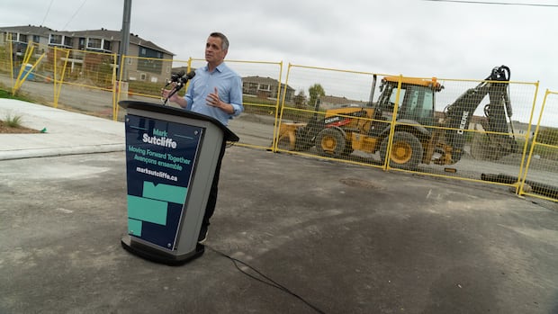 Sutcliffe pledges billions to fix crumbling roads, pipes and city buildings, but funding mix unclear