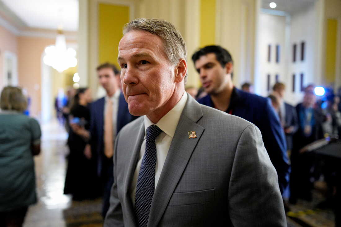 Republican Sen. Jon Husted departs the U.S. Capitol Building on September 29, 2026 in Washington, D.C. Husted is in a tight race with former Democratic Sen. Sherrod Brown to fill the remaining two years of JD Vance's term.