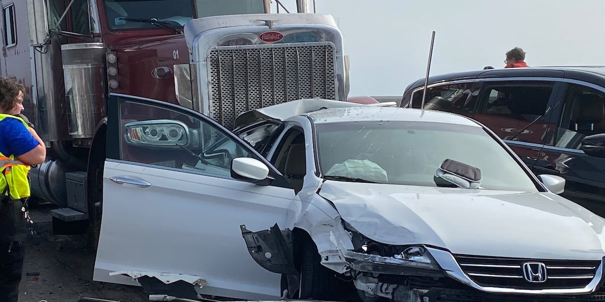 69-car pileup leaves multiple hurt on bridge in South Carolina