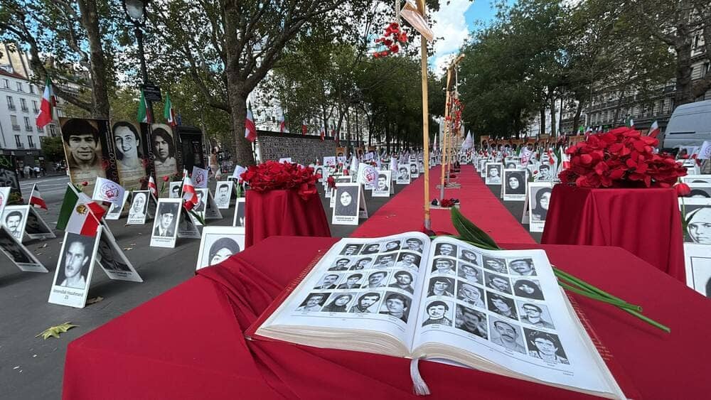 On August 22, 2026, NCRI in Paris, France, held a photo exhibition accompanied by a rally, drawing attention to Iran’s escalating executions