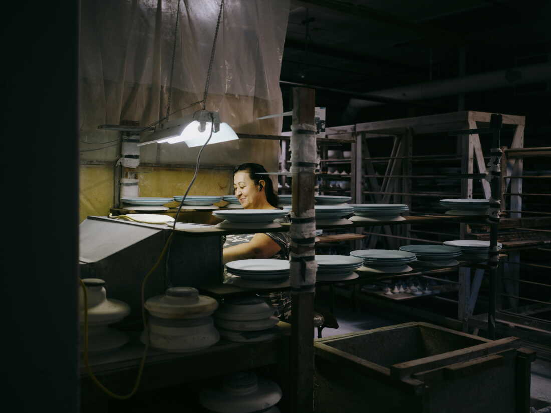 Pickard factory currently has 12 full-time staff members, and the building housing the factory is in need of repairs.