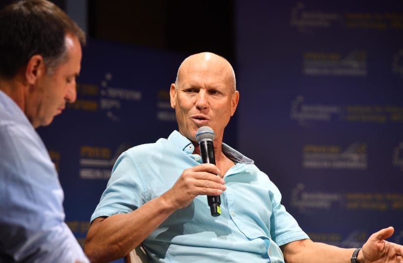Former lead hostage negotiations coordinator Maj.-Gen. (res.) Nitzan Alon speaks at the Reichman University Conference, Herzliya, July 1, 2026.