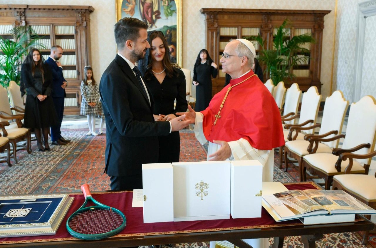 Pope Leo XIV receives the President of Montenegro