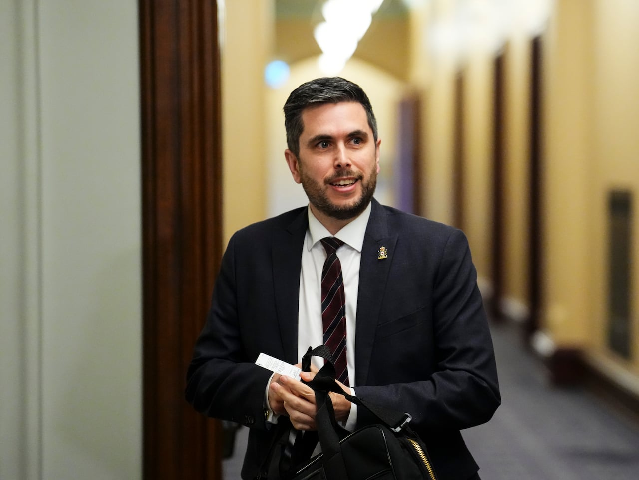 Director of Canadian Security Intelligence Service (CSIS) Daniel Rogers arrives to a meeting of the National Security Council on Parliament Hill in Ottawa on Friday, June 13, 2025.