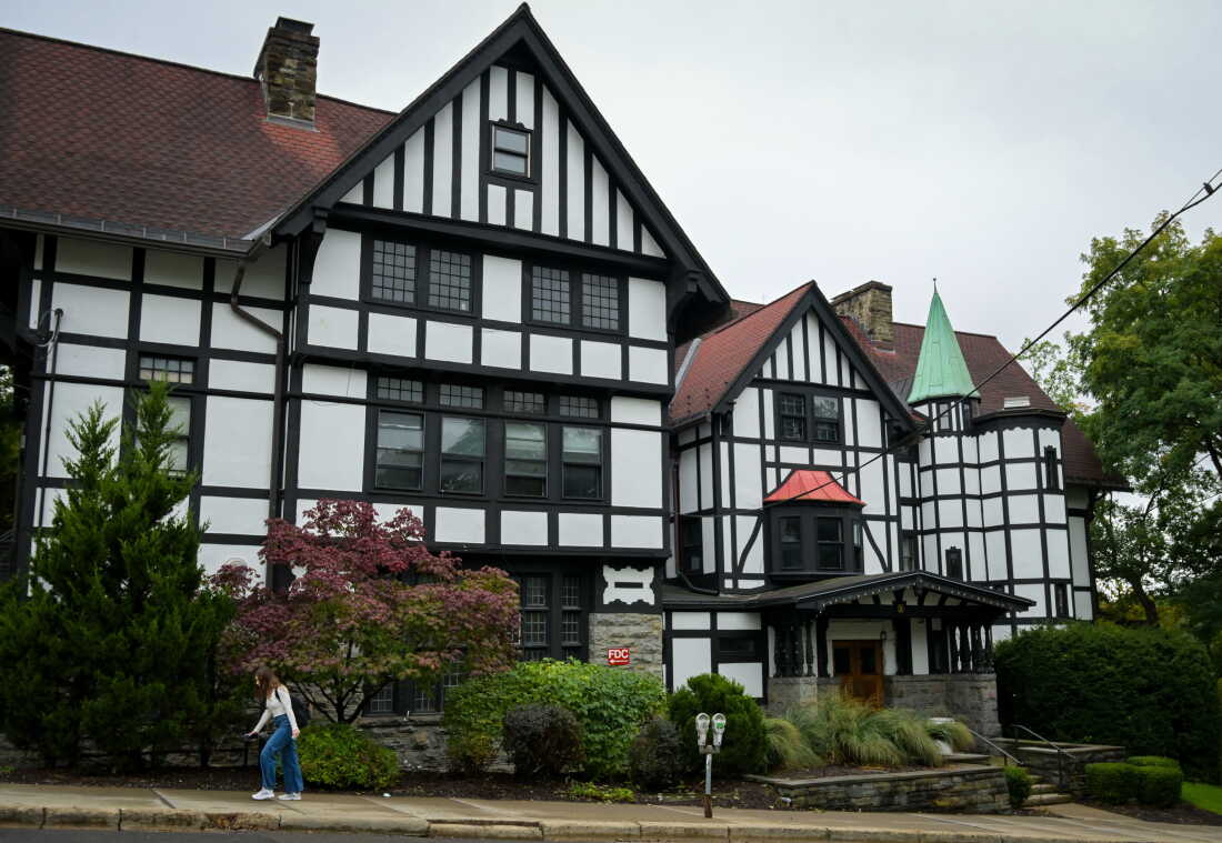 The Chi Phi fraternity house at Cornell University in Ithaca, N.Y., on Monday.