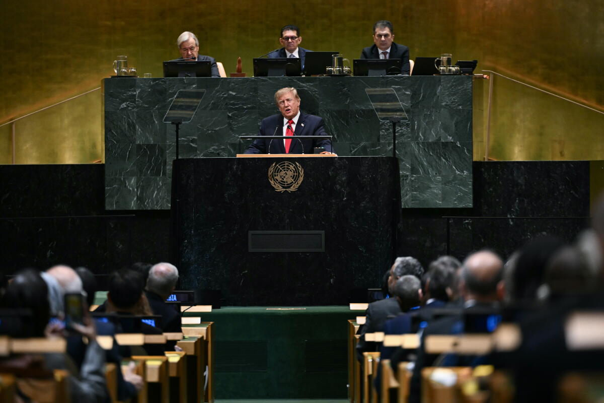 President Trump speaks to the United Nations 
