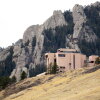 The National Center for Atmospheric Research is seen above Boulder, Colo., in December.