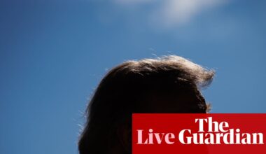 Trump claims he’s ‘doing great’ as his approval rating sinks to record low – live | Trump administration