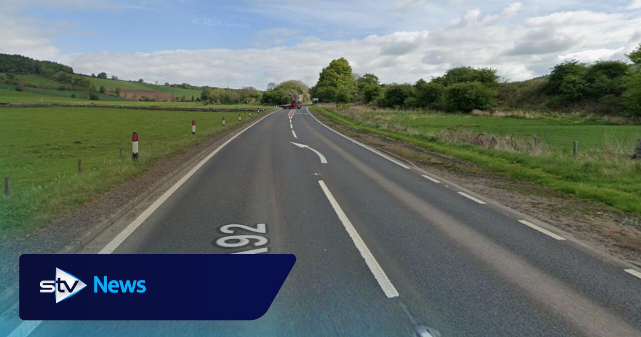 Female passenger, 24, dies and driver in hospital after three-vehicle crash in Fife