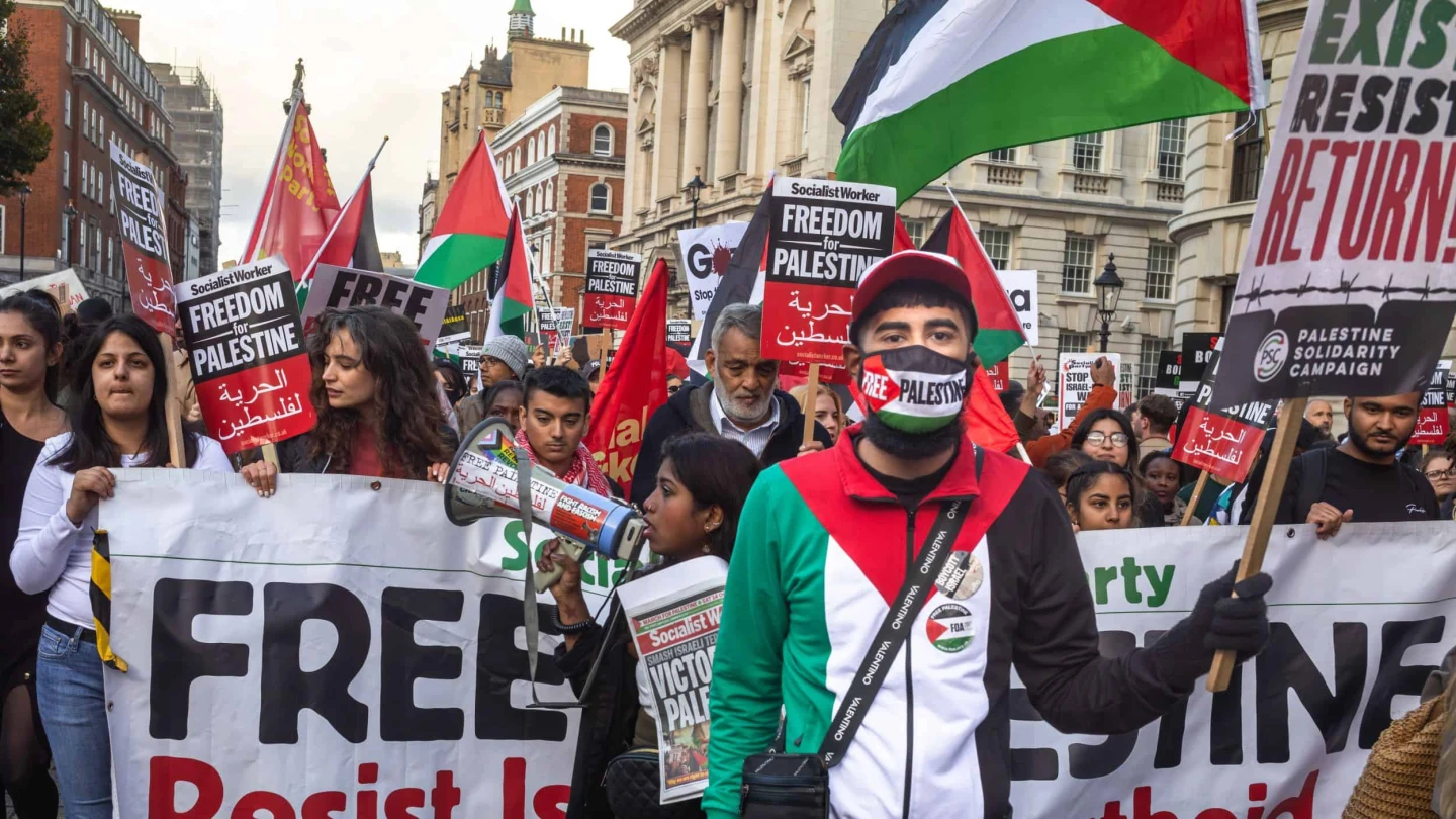 Pro-Palestinian Protest in London