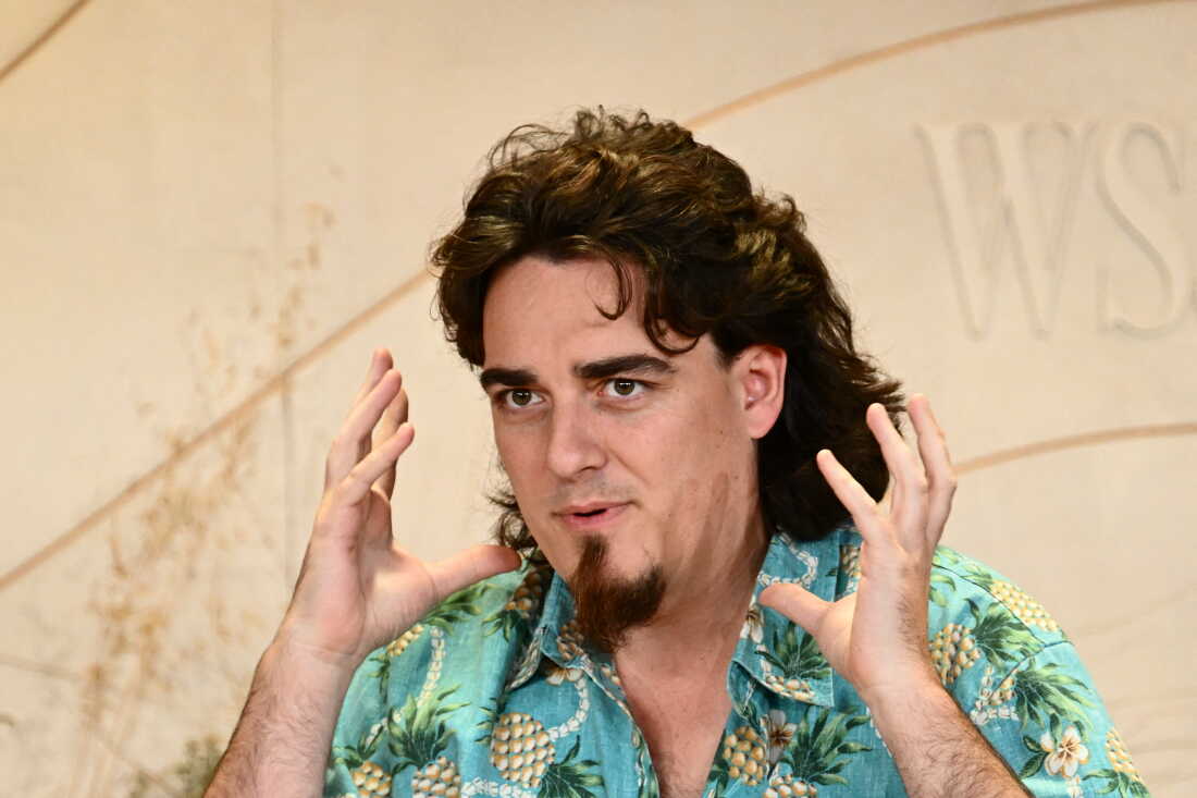 Palmer Luckey, co-founder of Anduril Industries, at a 2023 event. President Trump will speak at an Anduril facility on Tuesday.