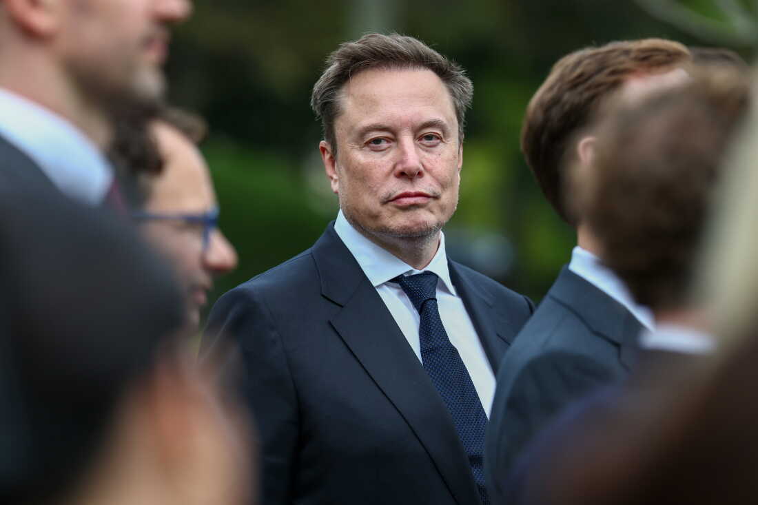 Tesla and SpaceX CEO Elon Musk at a White House event about artificial intelligence on Sept. 29, 2026.