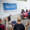 U.S. citizens who are members of the group Democrats Abroad gather to drop off their ballots for the 2020 presidential election into a box provided by the U.S. embassy in Bangkok in 2020.