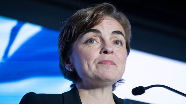 Christine Fréchette stepping down as CAQ leader after searing election defeat