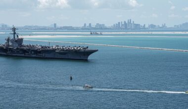 USS Lincoln carrier returns to port after 300-day deployment