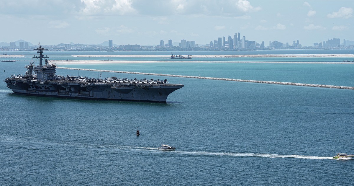 USS Lincoln carrier returns to port after 300-day deployment