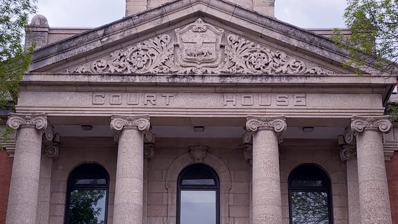 Exterior of Brandon, Man. court house