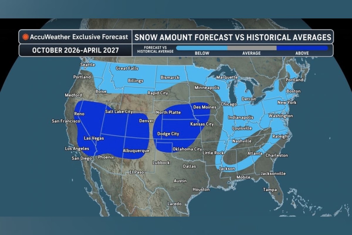El Niño Snow Map Shows States Facing Biggest Winter Shift