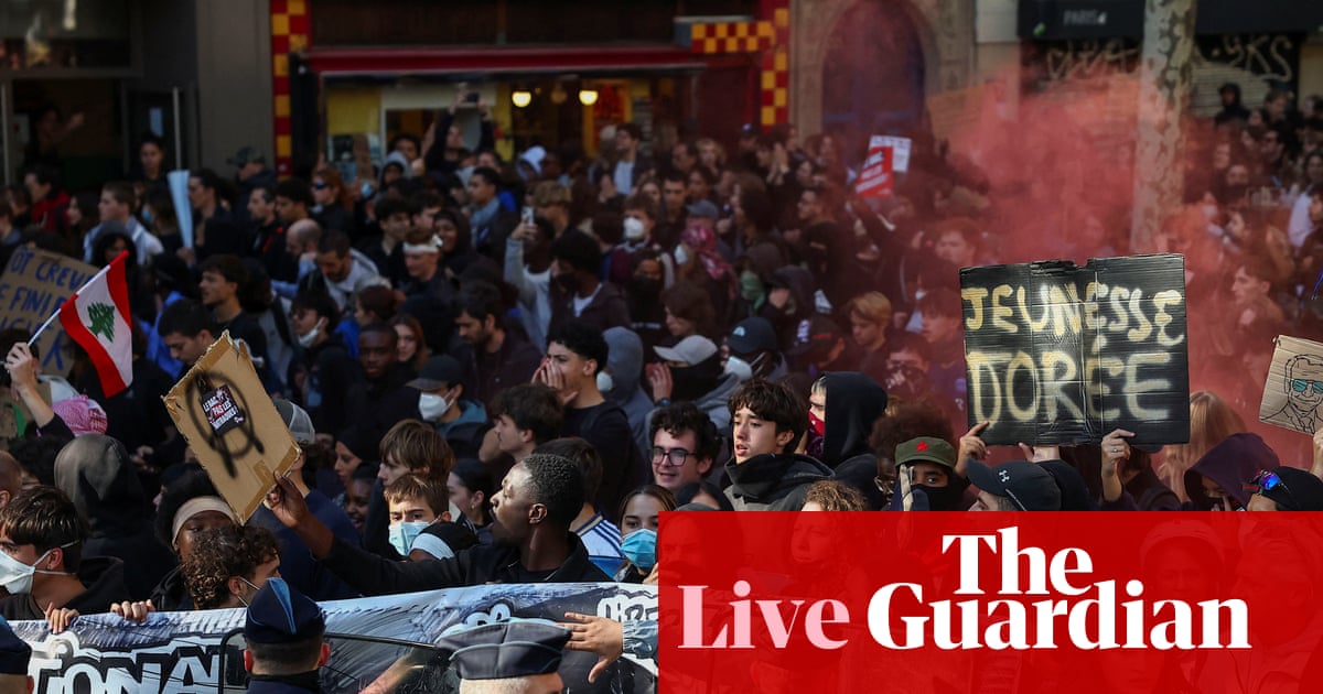 French protest leaders warn action will continue until education demands are met – Europe live | Europe