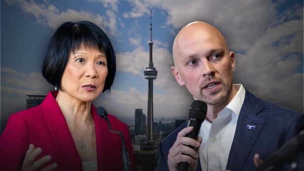 Toronto's top 2 mayoral candidates clash on finances, public safety in CBC Toronto debate