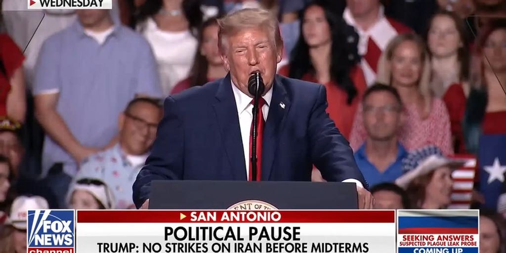 Trump rules out US attack on Iran before midterm elections