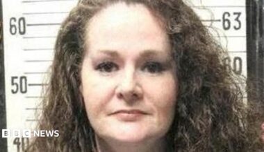 A mug shot of death row inmate Christa Pike, held at Riverbend Maximum Security Institution (RMSI) in Tennessee and convicted of murdering a schoolmate three decades ago is shown in this 2023 Tennessee Department of Correction booking photograph.