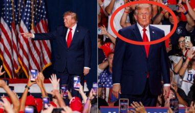 Experts Decode Trump’s Body Language After Protesters Disrupt Paxton Rally